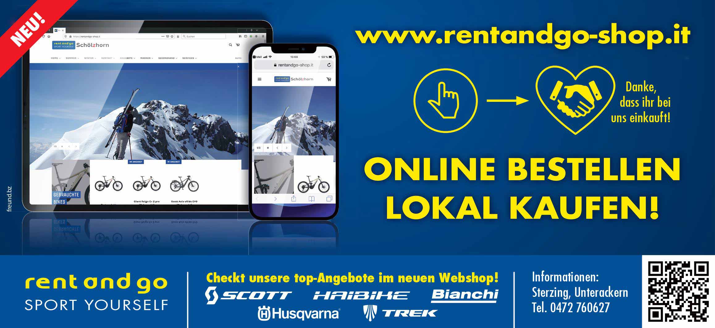 Online bestellen – lokal kaufen!